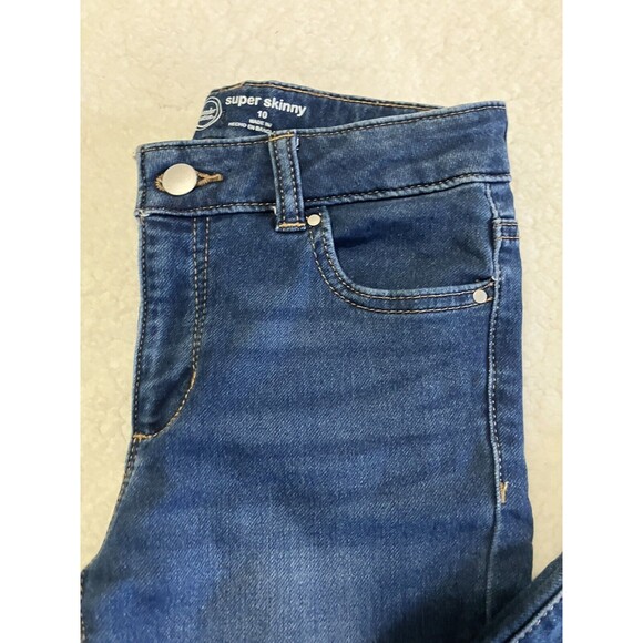 Wonder Nation Jeans, Girls Size 10, Blue, Denim, Super Skinny - Picture 4 of 8